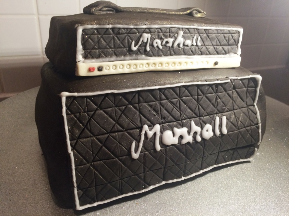 marshall amp stack birthday cake guitar lover ideas